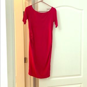 ASOS maternity dress pink